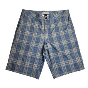 Travis Mathew Plaid Golf Chino‎ Preppy 10" Inseam Size 34